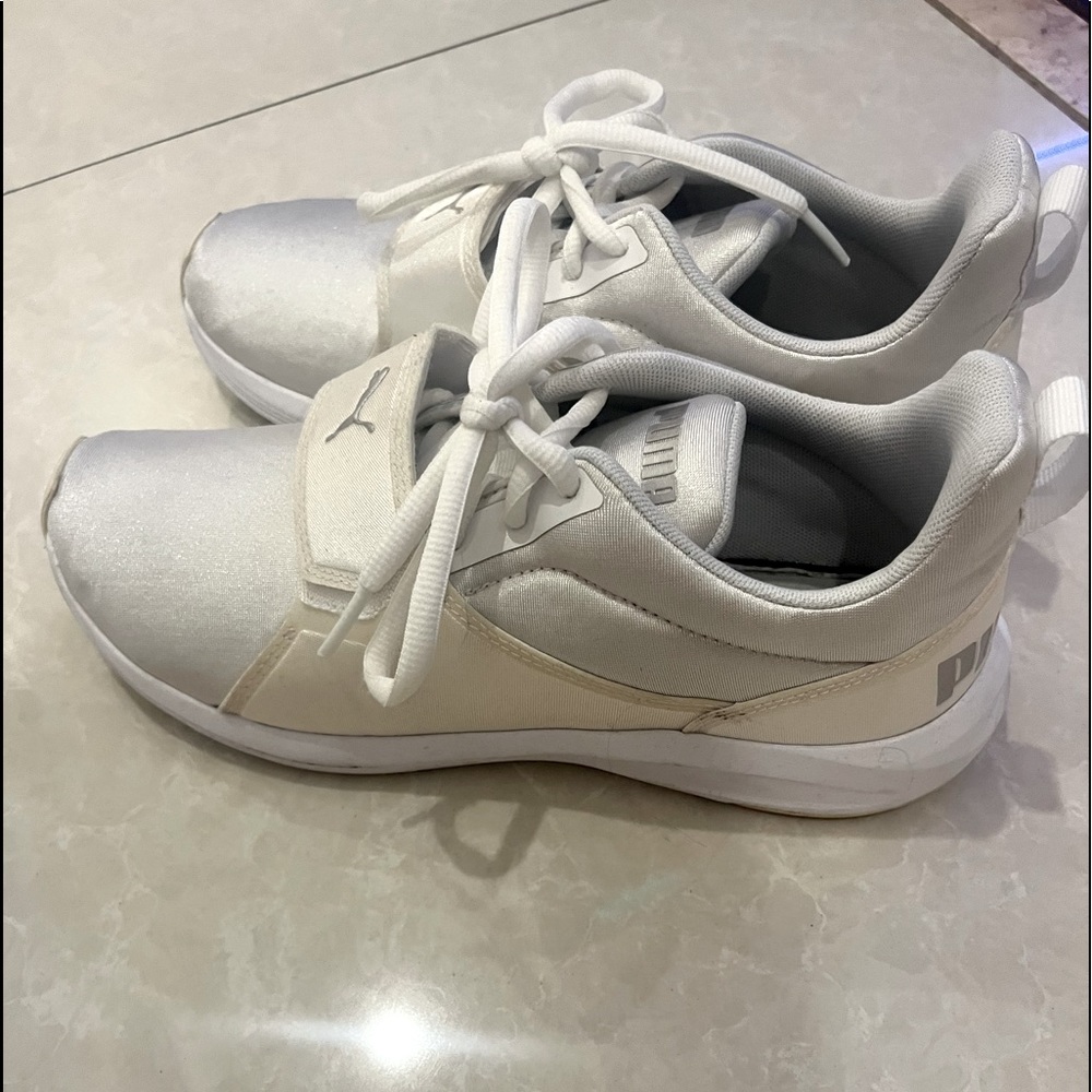 White Puma Sneakers